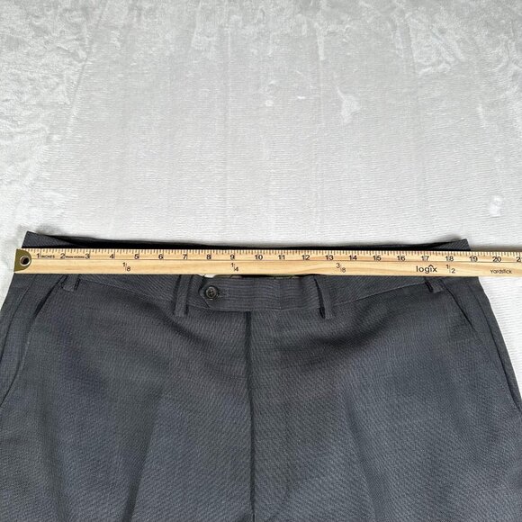 Lauren Ralph Lauren Dress pants Men Size W38 L32 Gray Slash Pockets Flat Front - Picture 4 of 11